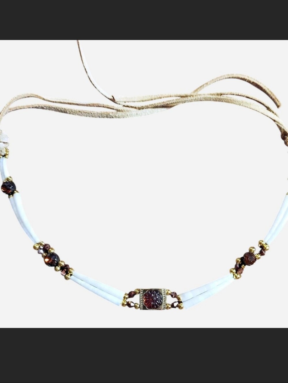 Native American Dentalium Shell Choker/ Necklace* Native Made